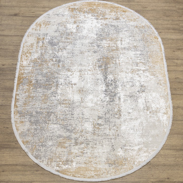 КОВРЫ ДИЗАЙН B903A ЦВЕТ COKME_BEIGE / BEIGE овал Lite