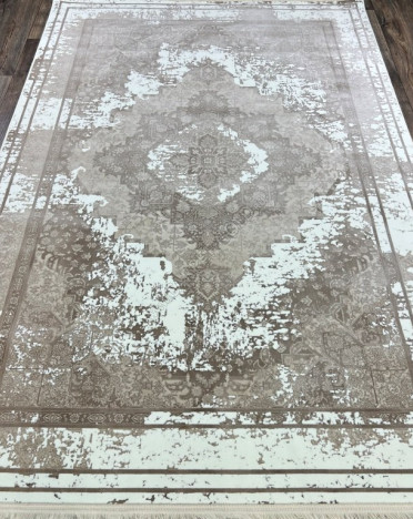 Иранский ковер Iran VERSAILLES 4157 (Бамбуковый шелк, бежевый)