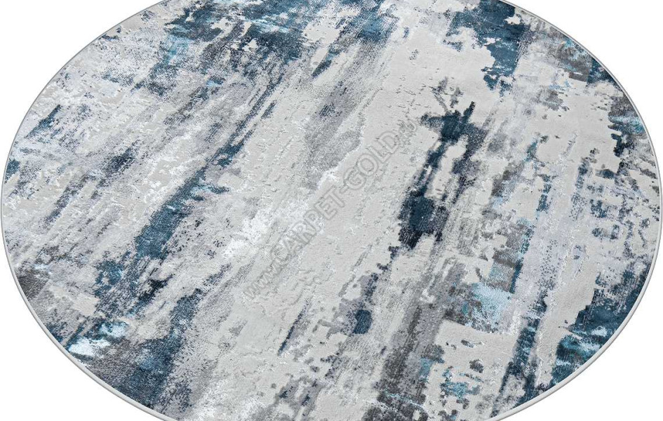 37107A DAIRE BLUE FLS / L.GREY круг Kleopatra
