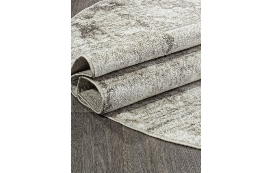 Ковер F152 - BEIGE-BROWN - Овал - коллекция TORNADO