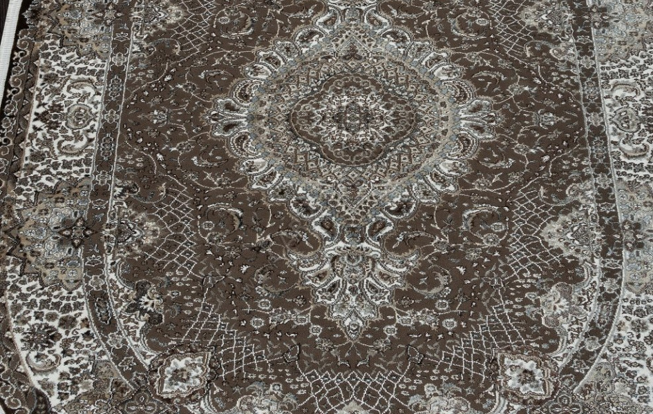 Ковер D414 - BROWN - Овал - коллекция DOLCE