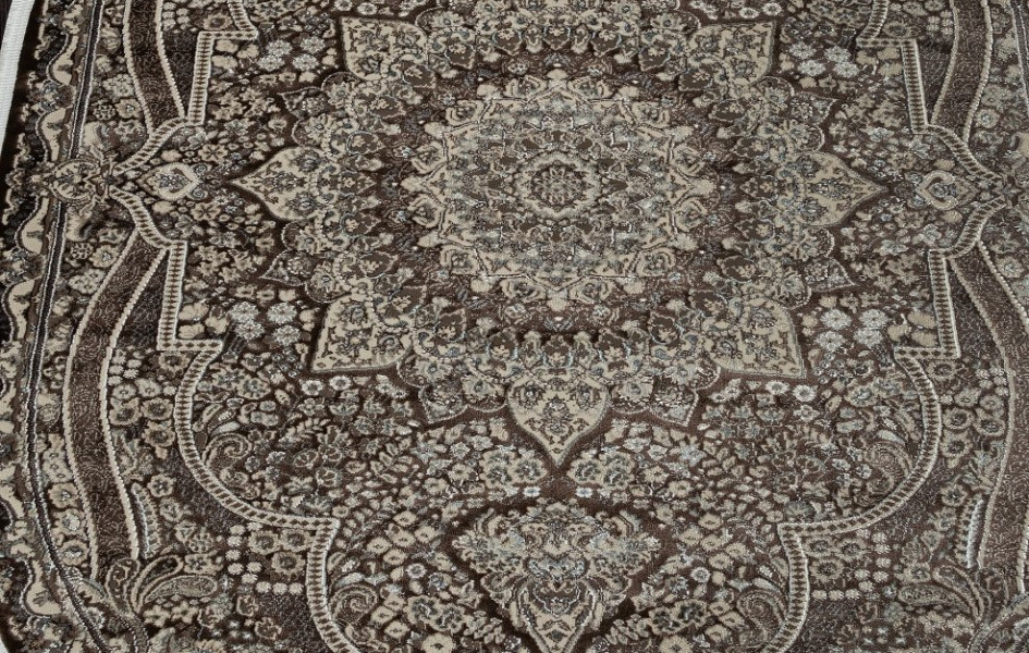 Ковер D415 - BROWN - Овал - коллекция DOLCE