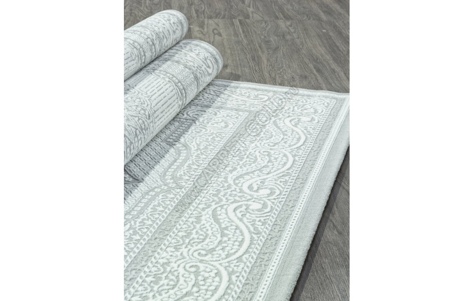 Ковер E364AP - GREY / WHITE - Прямоугольник - коллекция SIROCCO