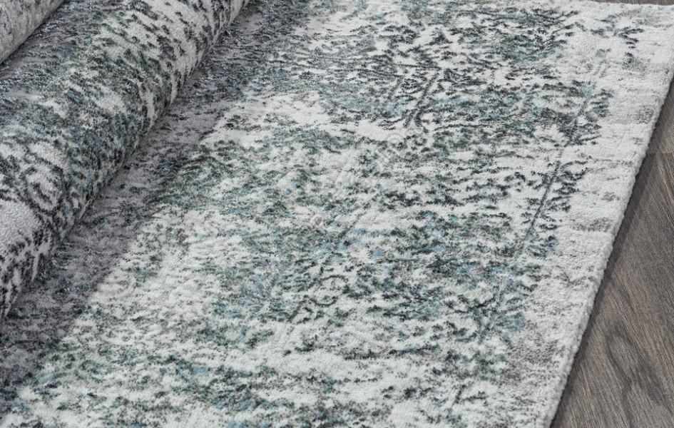 Ковер 02475F - BLUE / GREY - Прямоугольник - коллекция SAFARI