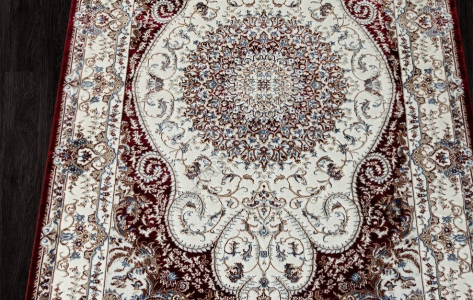 Ковер 00641C - BURGUNDY / BURGUNDY - Прямоугольник - коллекция ASADU