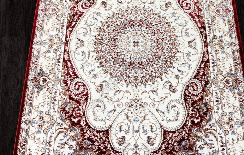 Ковер 00641C - BURGUNDY / BURGUNDY - Прямоугольник - коллекция ASADU