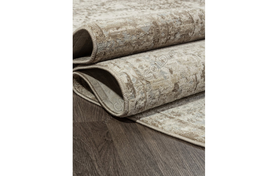 Ковер F446AD - BROWN / BEIGE - Овал - коллекция AFINA