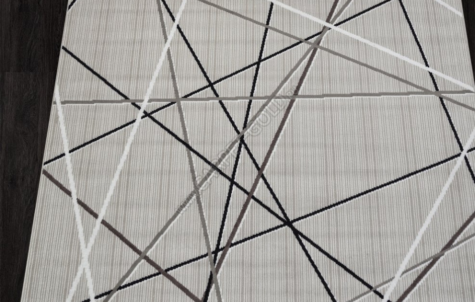 Ковер F395 - GRAY - Прямоугольник - коллекция SILVER