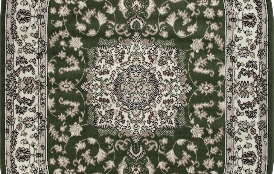 Ковер D412 - GREEN - Овал - коллекция GAVANA