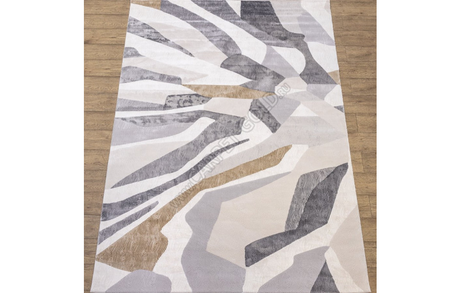 КОВРЫ ДИЗАЙН KA32A ЦВЕТ WHITE / GRAY2 Prado