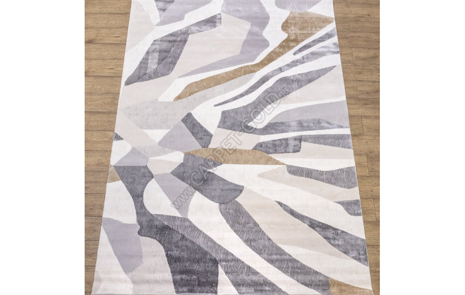 КОВРЫ ДИЗАЙН KA32A ЦВЕТ WHITE / GRAY2 Prado