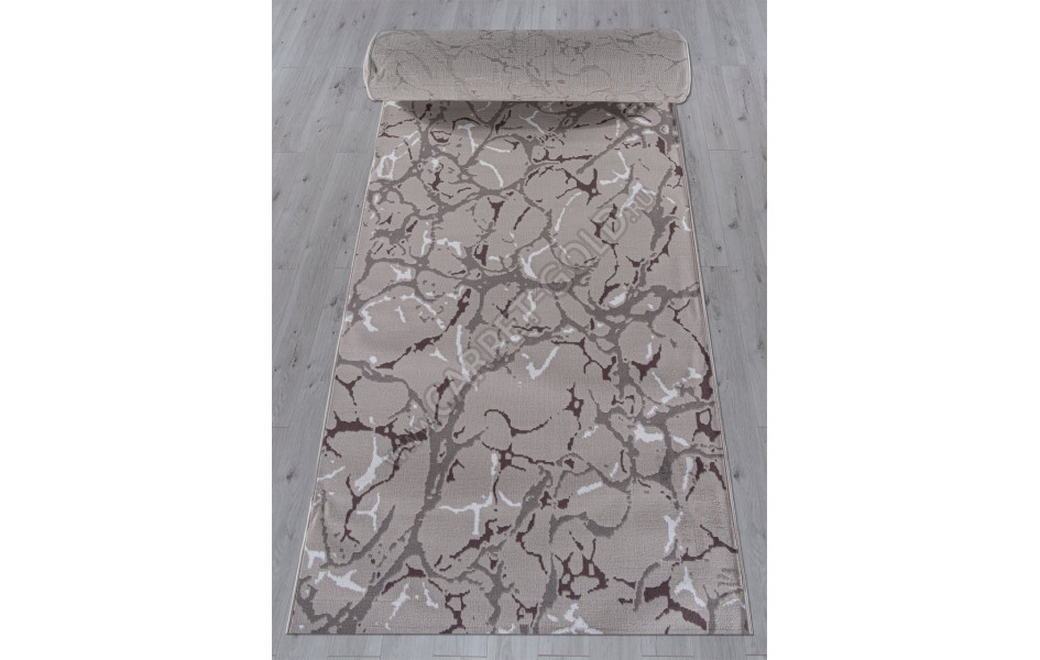 Ковер F389 - GRAY - Дорожка - коллекция SILVER